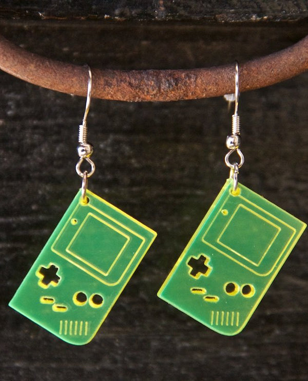 Gameboy Earrings by Foxy Funk
